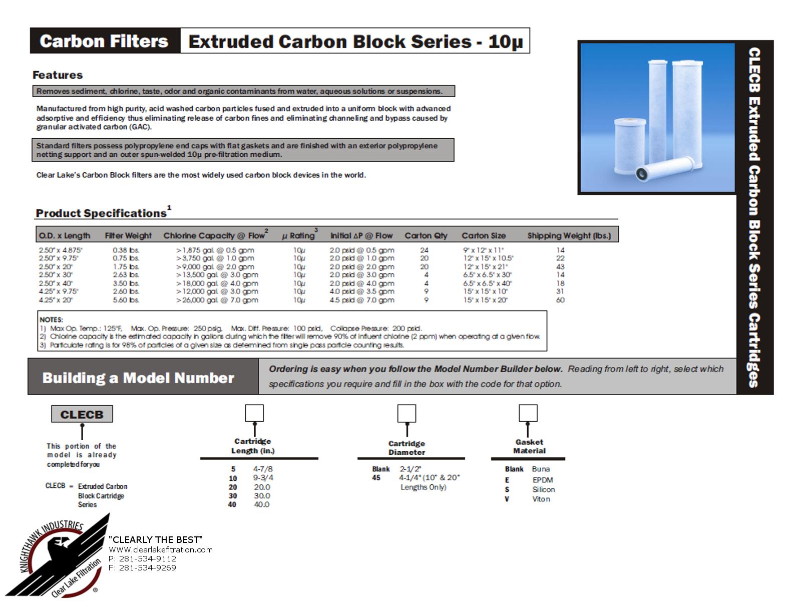 CLECB Carbon Block