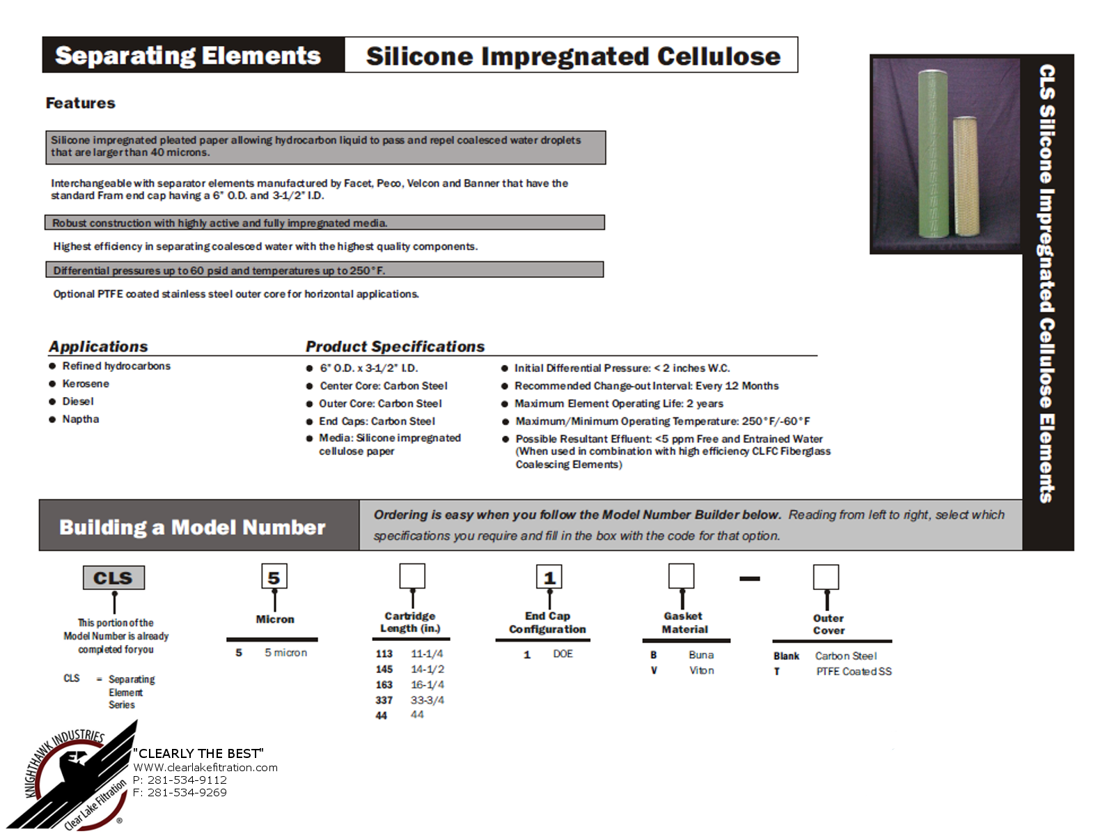 CLS Separating Element-6 inch