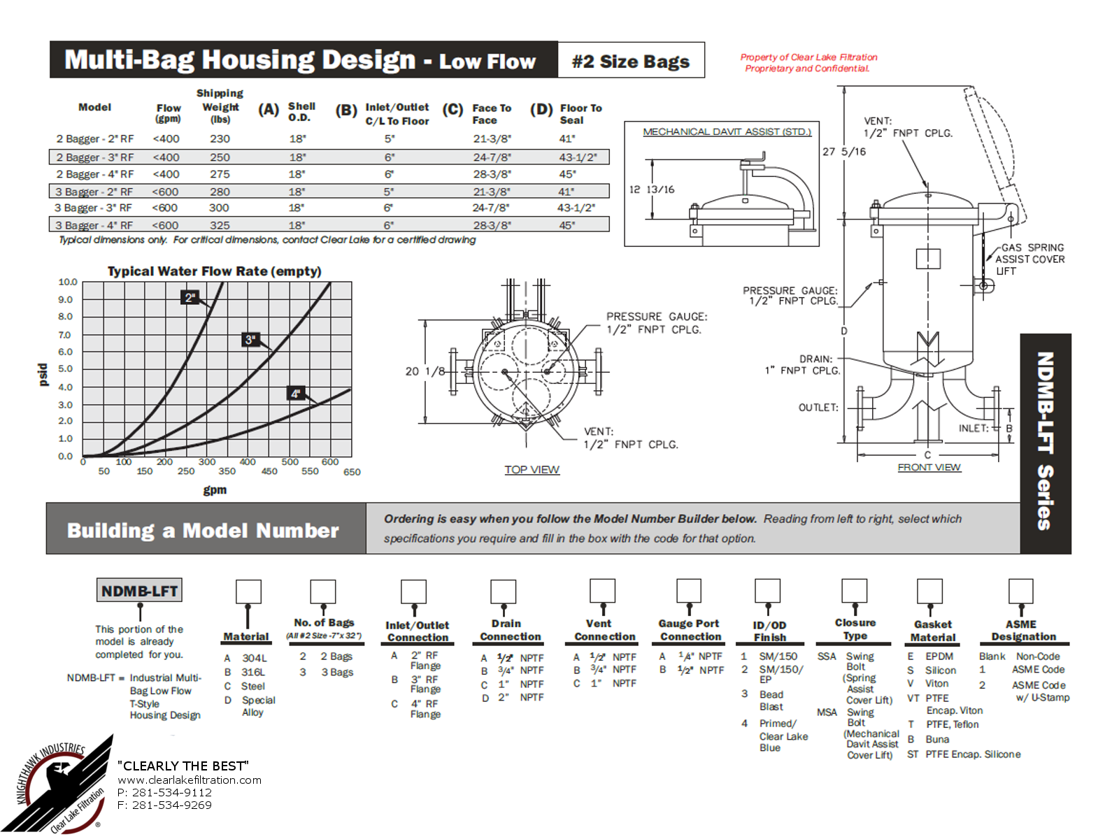 Multi-Bag(2-3), Low Flow, T-Style